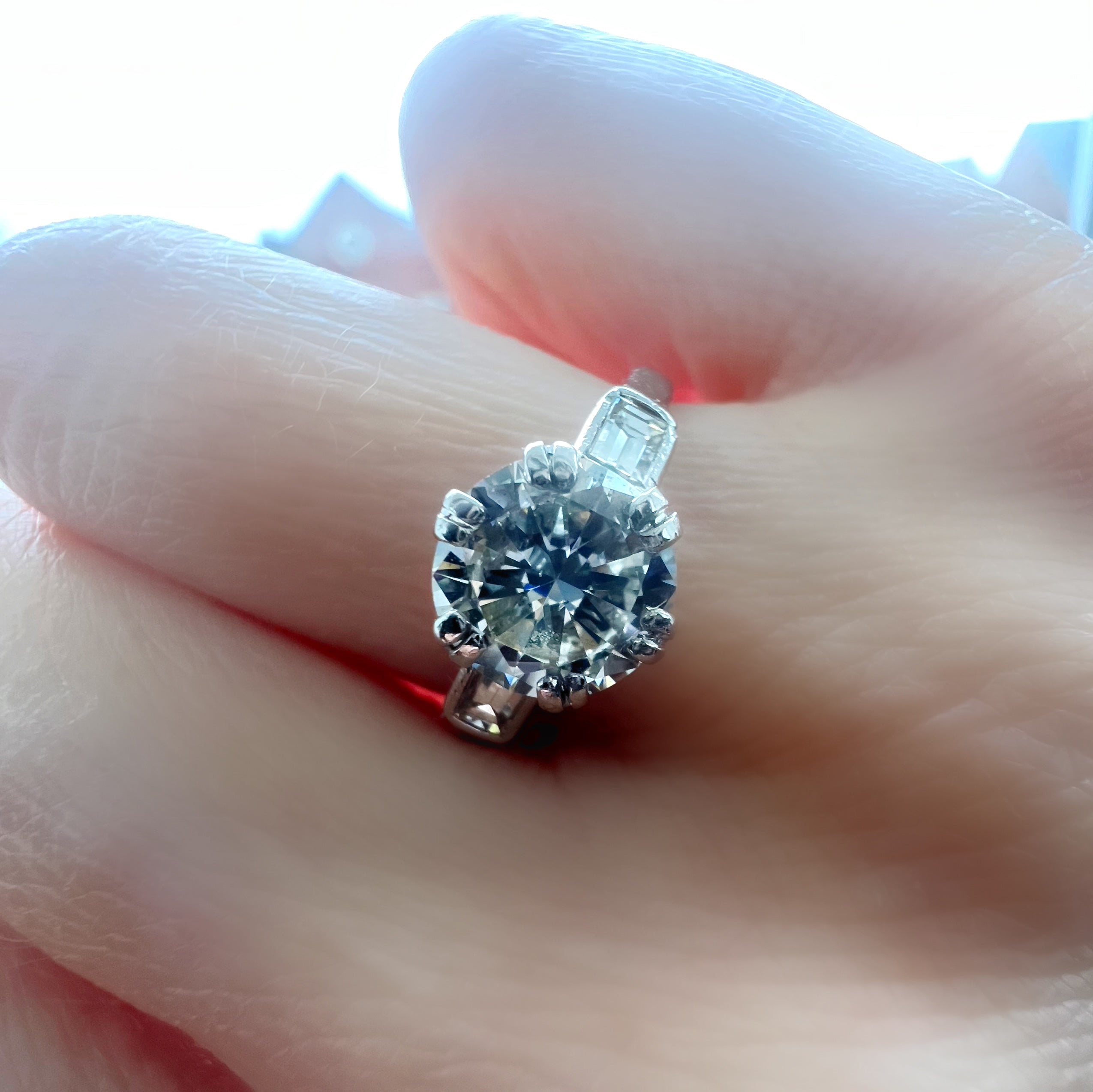 1.70ct Diamond 3 Stone Ring