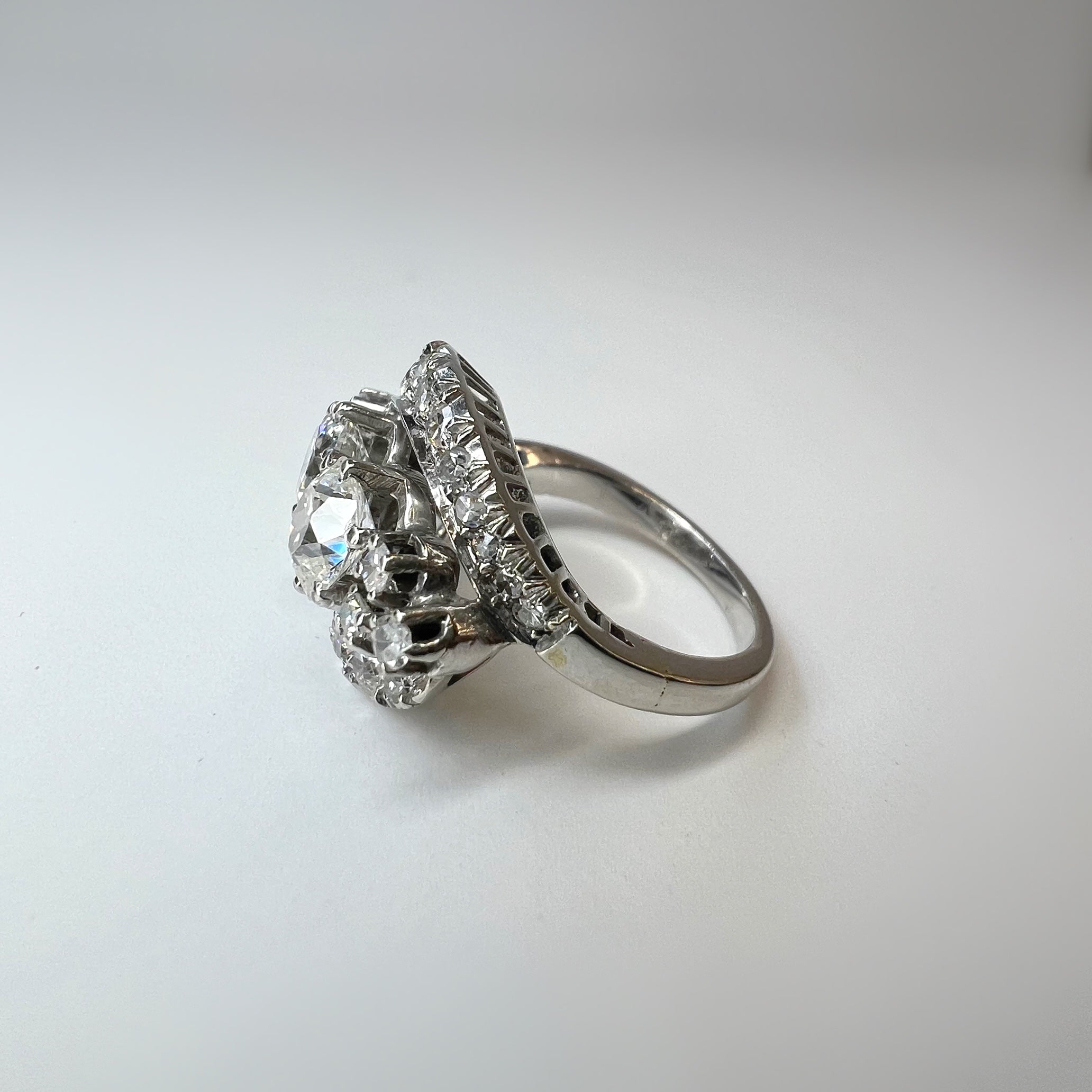 Vintage 2.25ct Diamond Toi & Moi Ring
