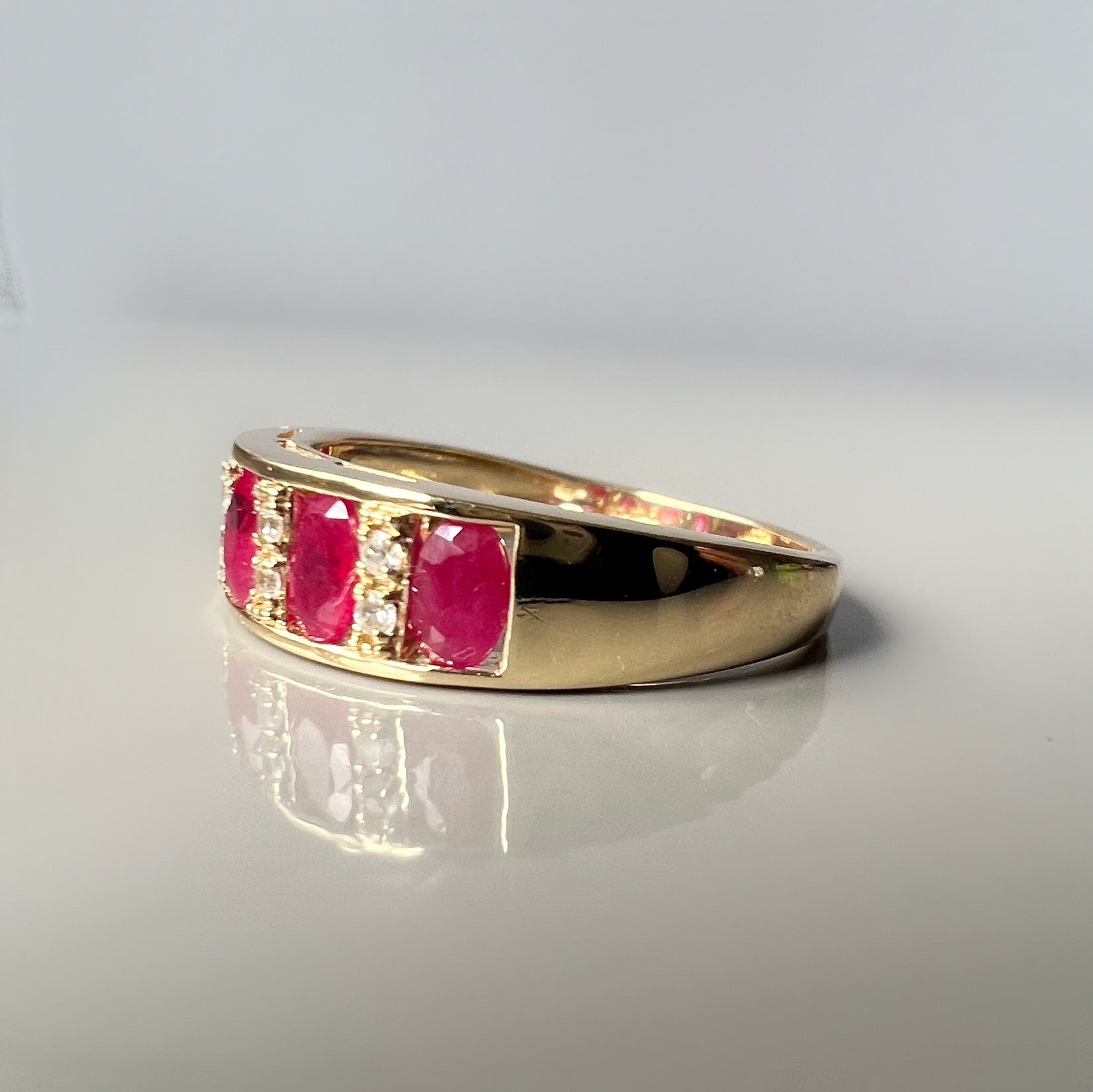 Ruby and Diamond Band