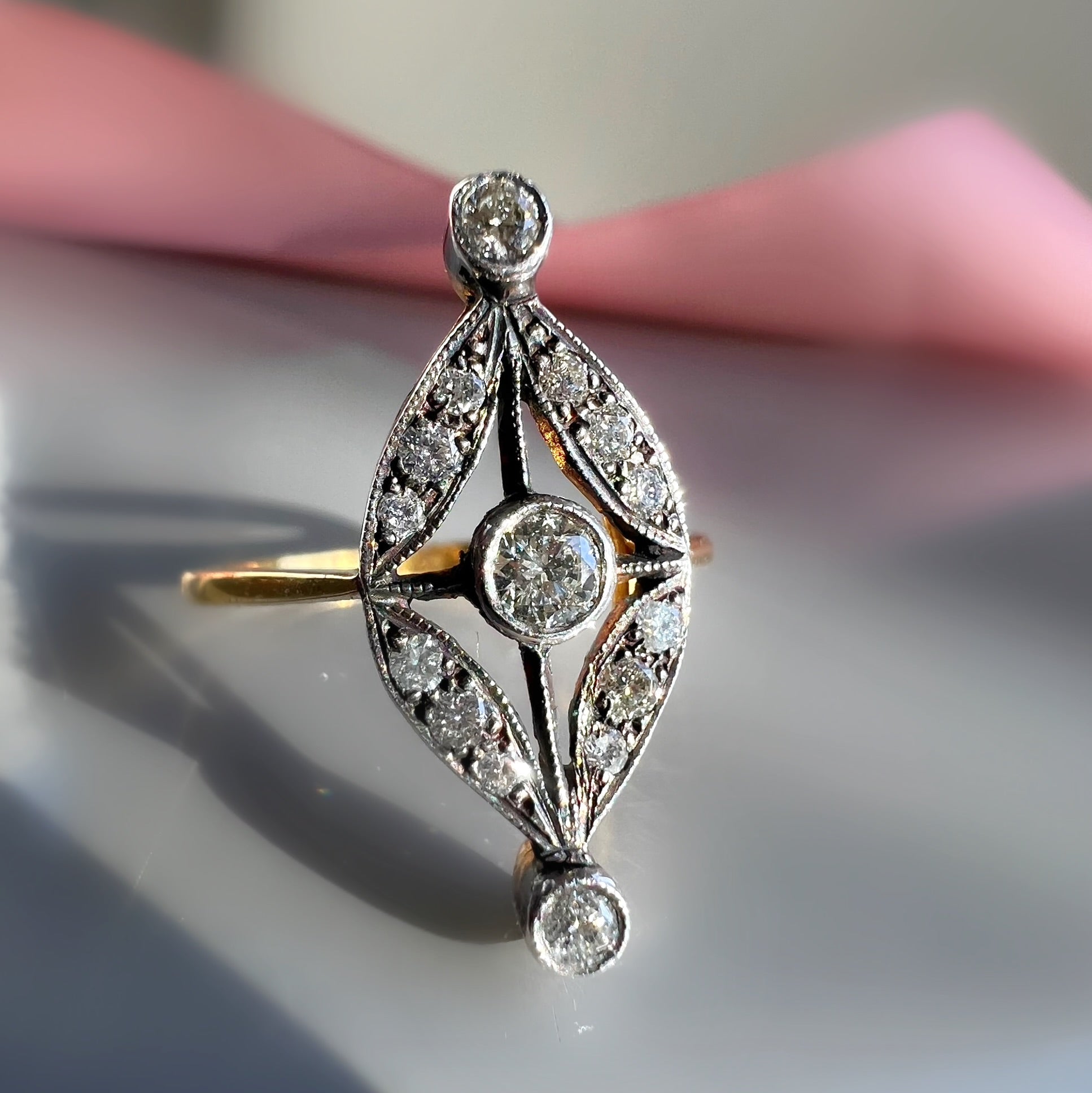 Ornate 0.30ct Diamond Dress Ring