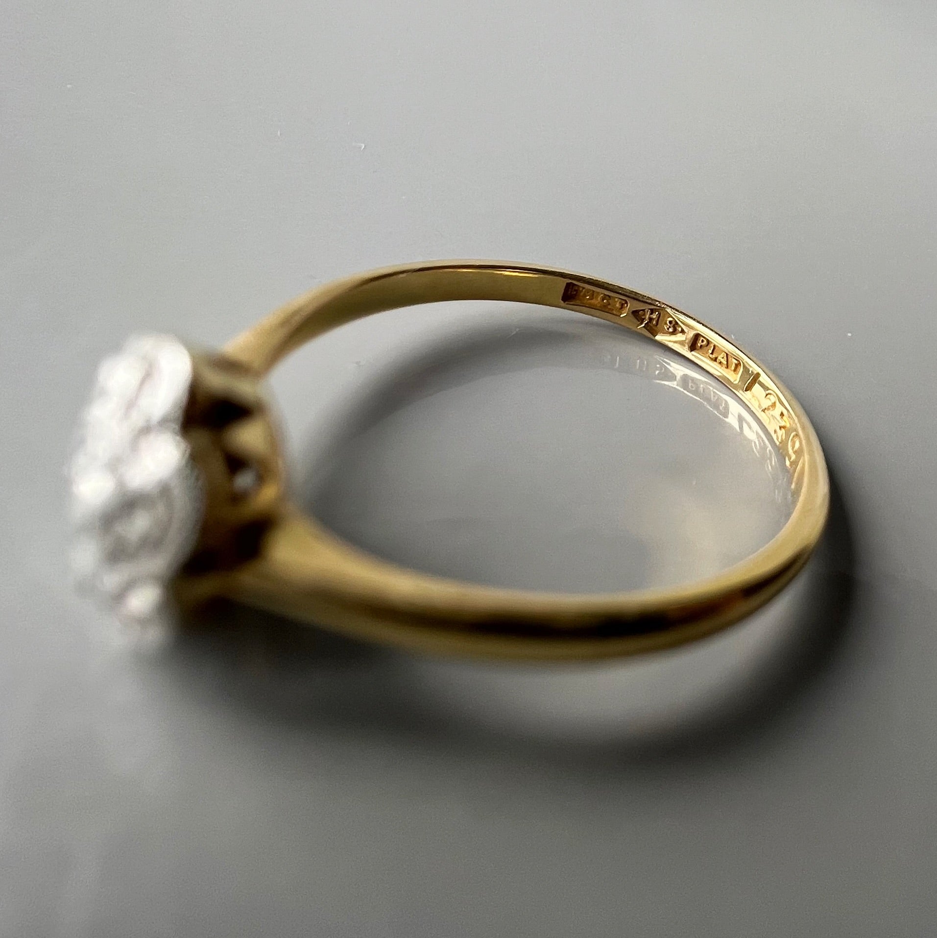 Dainty Daisy Diamond Ring