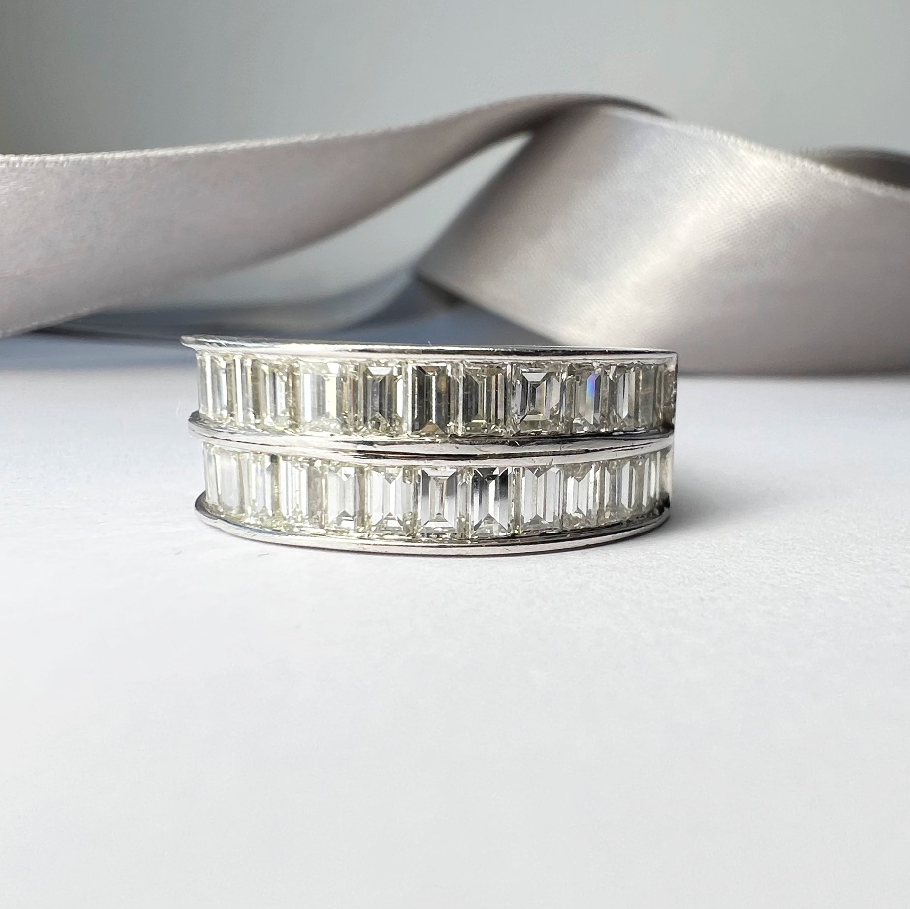 Stunning 5.00ct Diamond Baguette Eternity Ring