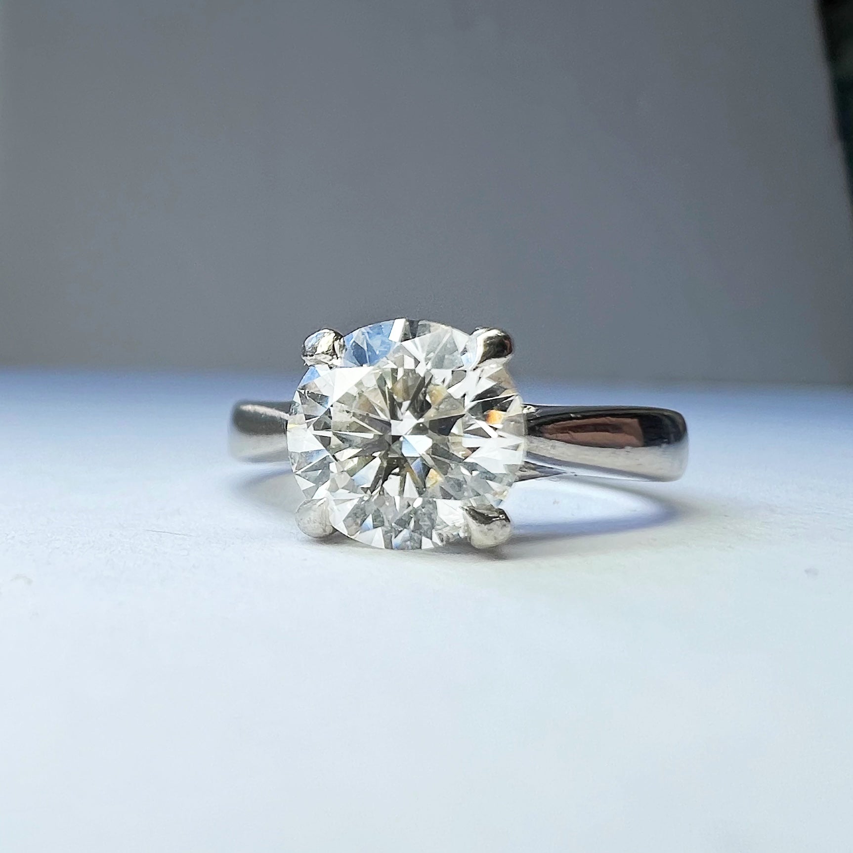 1.55ct Diamond Solitaire Platinum Ring