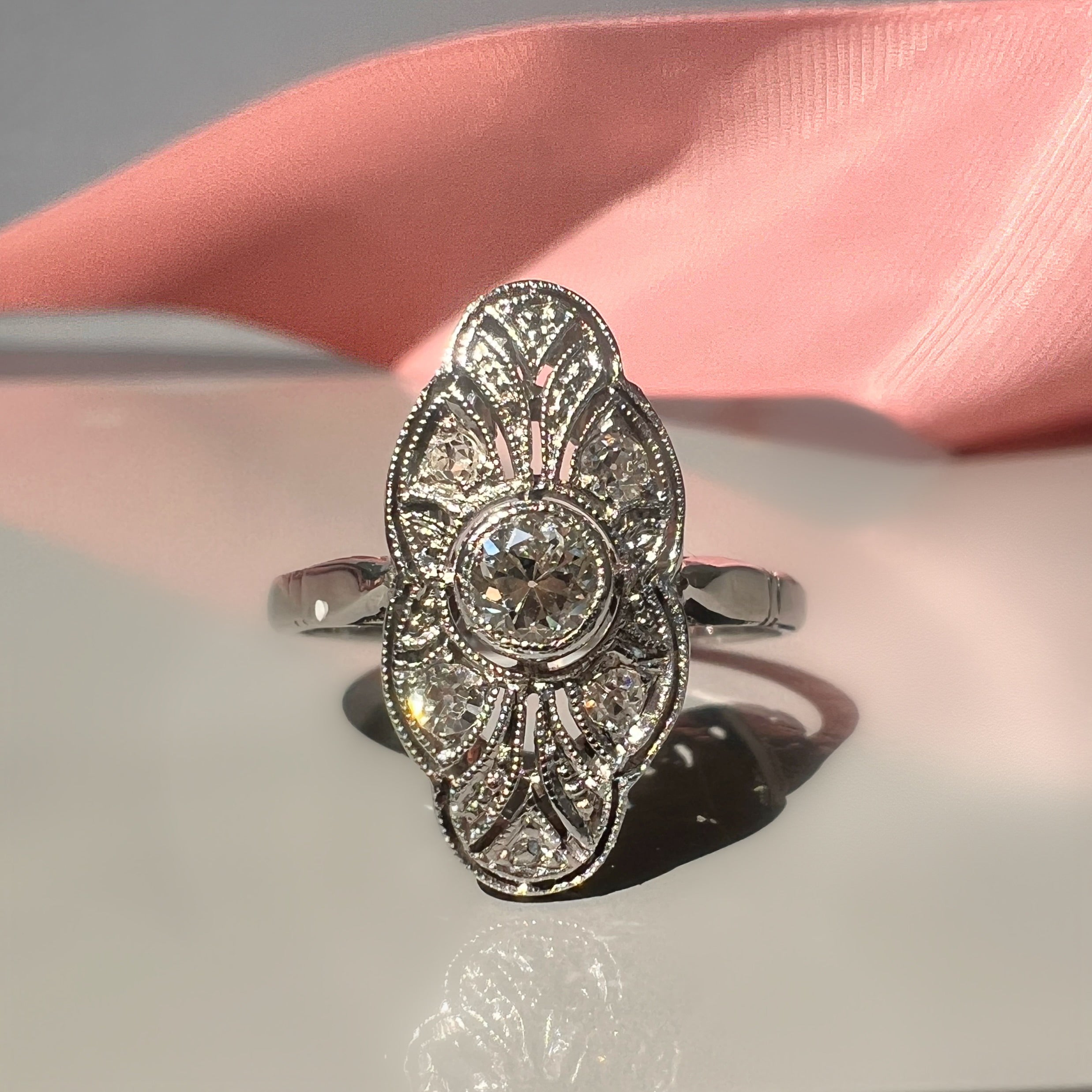 Art Deco Diamond Dress Ring