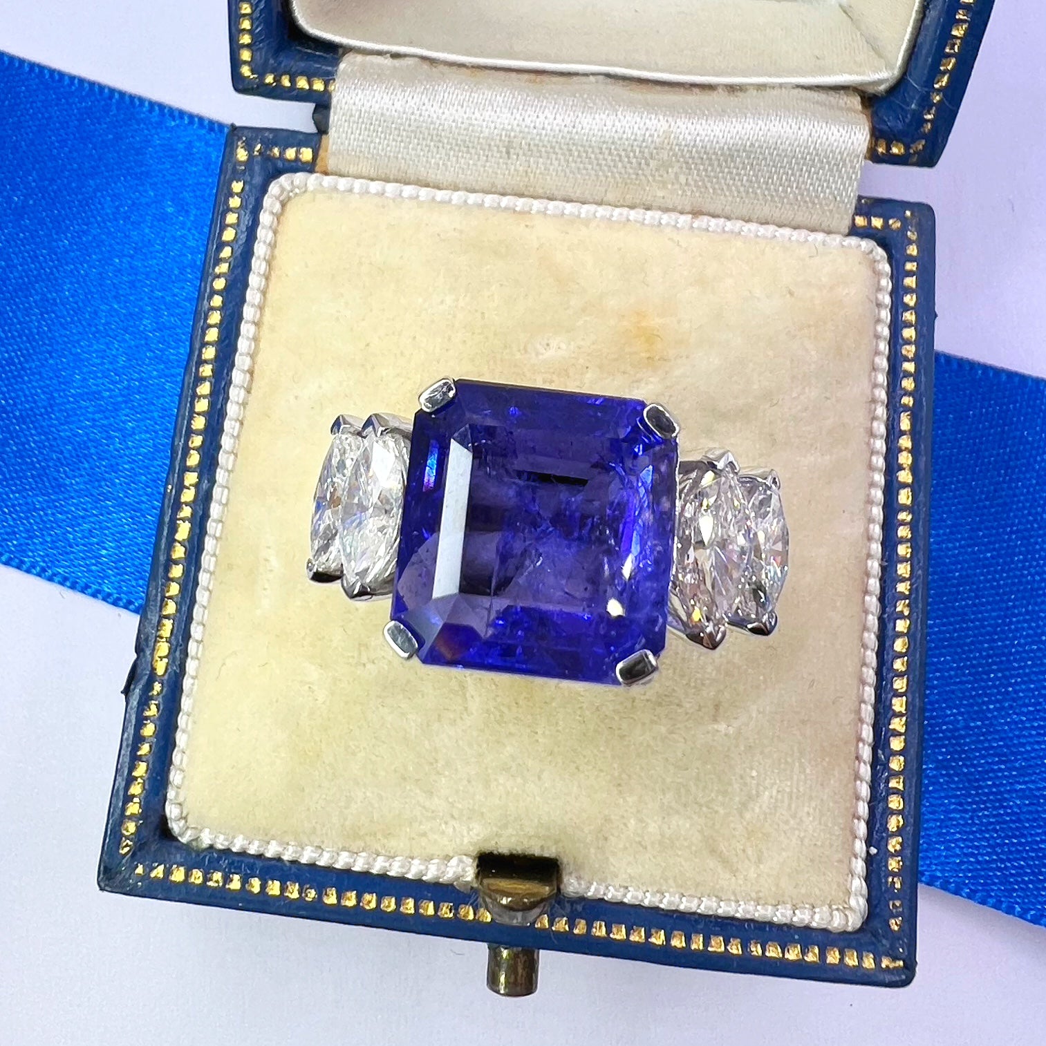 11.00ct Tanzanite and Diamond Dress Ring