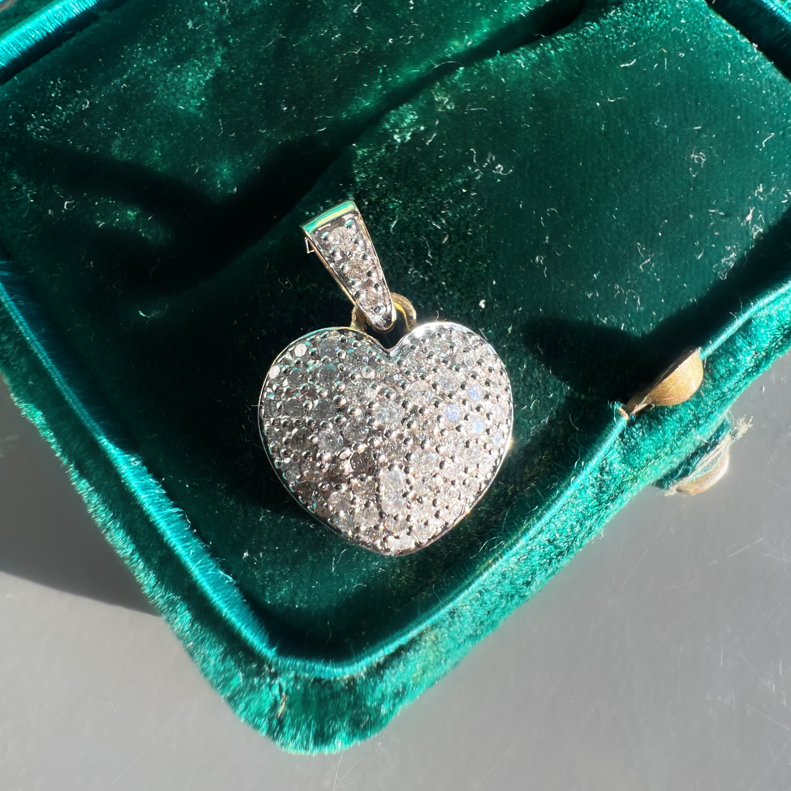 Pave Heart Pendant