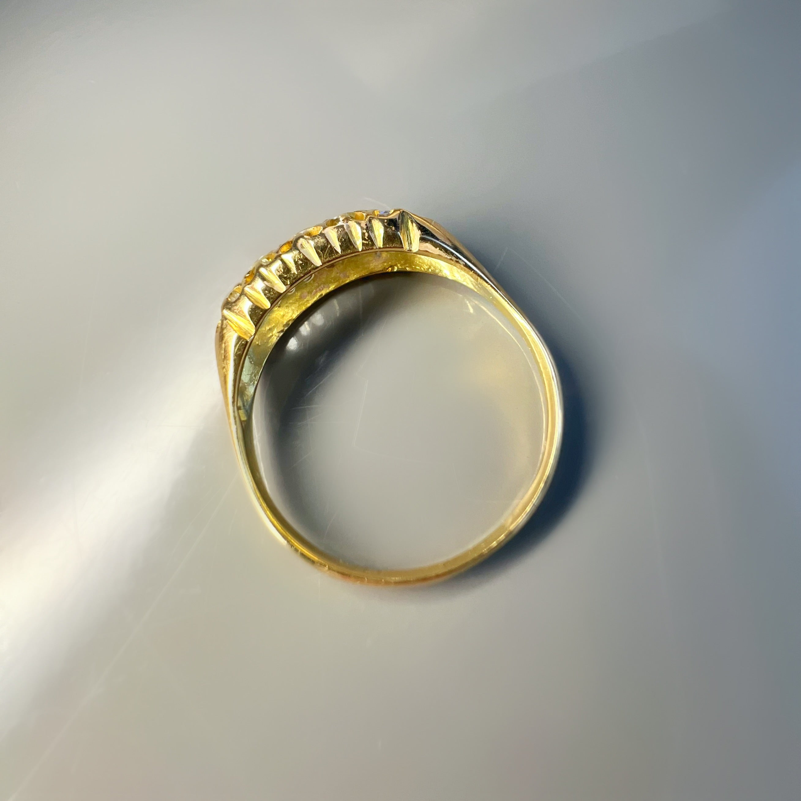 Antique 18ct Gold 0.60ct Old Cut Diamond Ring