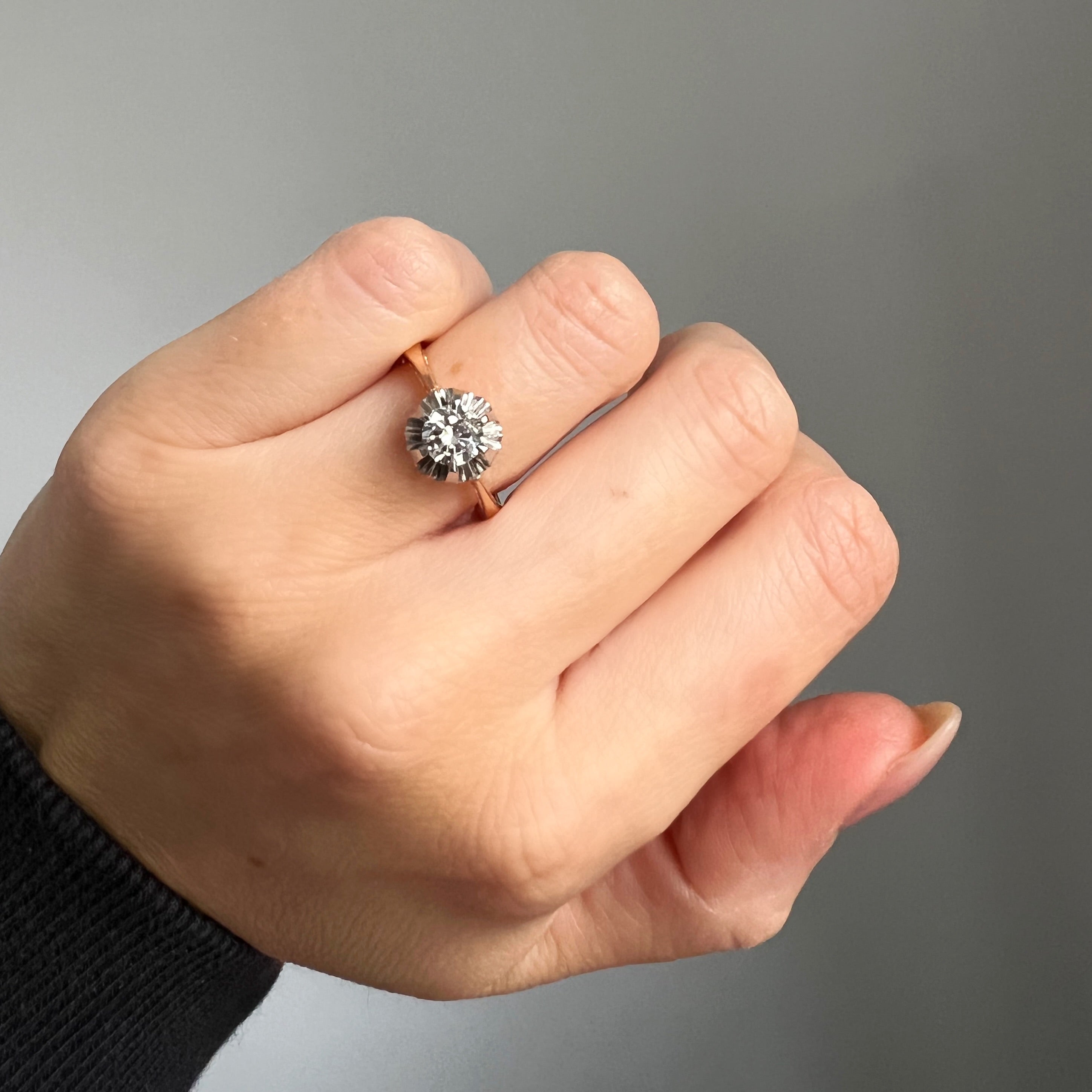 Vintage 0.60ct Diamond Solitaire Ring