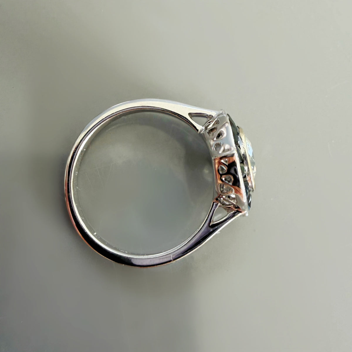 1.00ct Diamond and Onyx Target Design