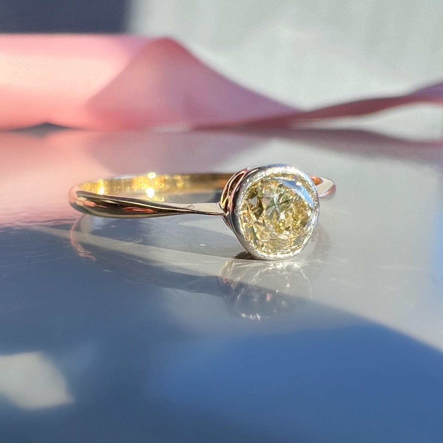 Antique 0.50ct Old Cut Diamond Ring