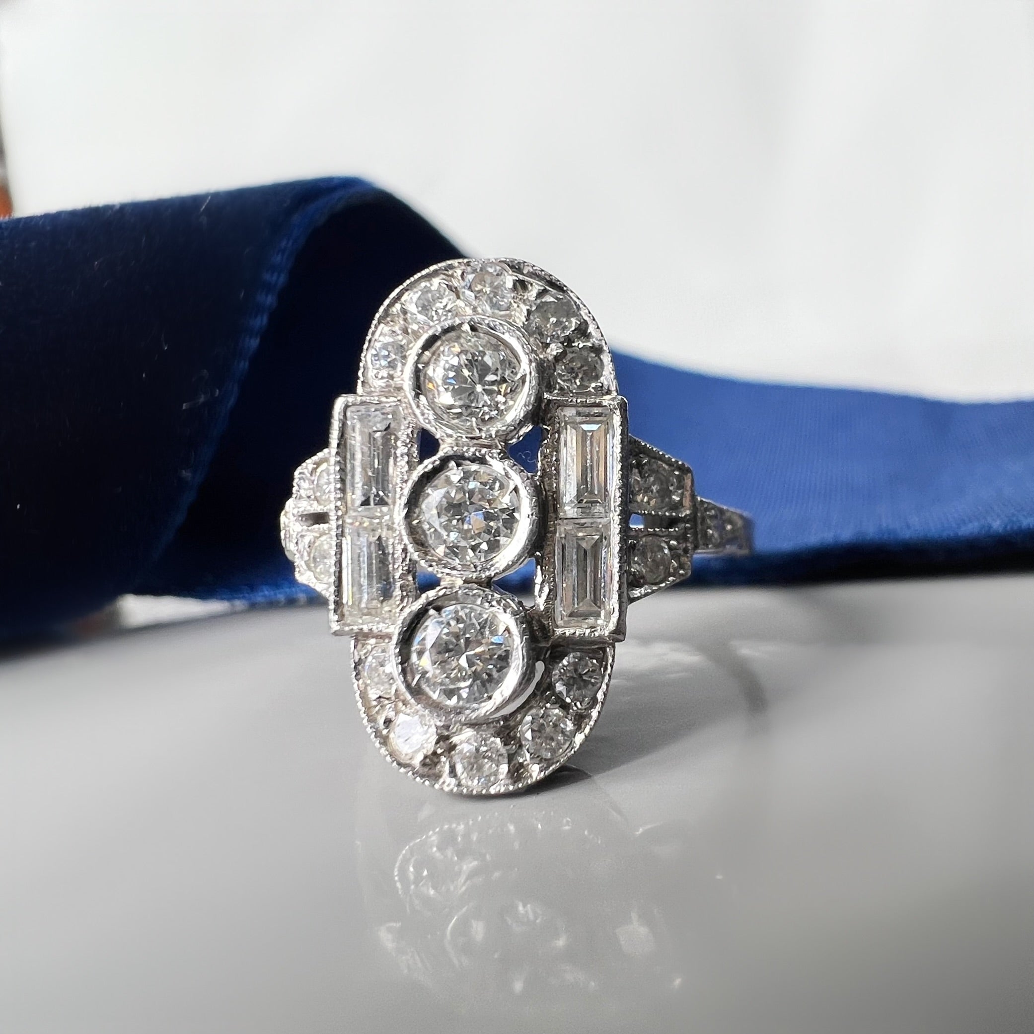 0.80ct Art Deco Diamond Ring