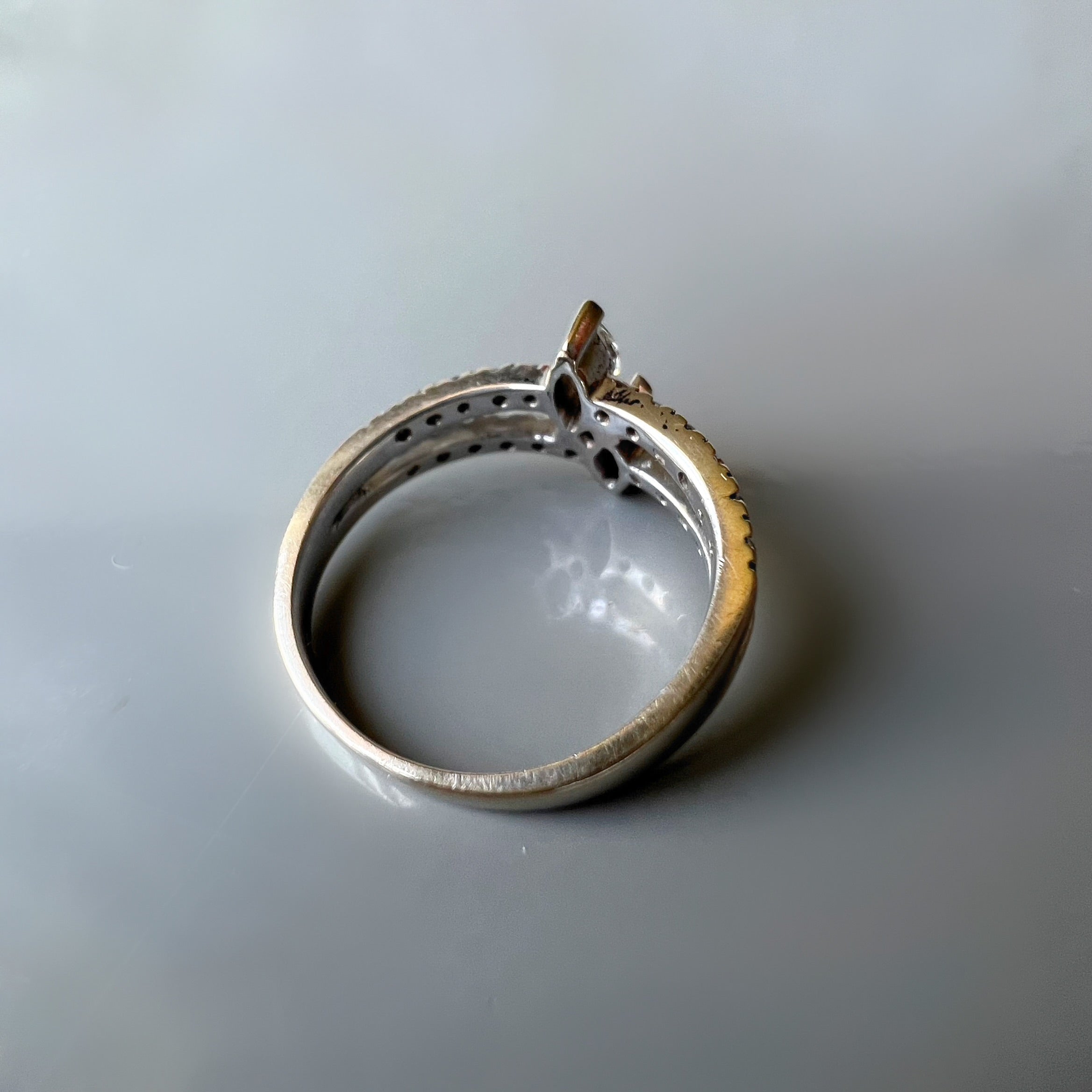 Double Diamond Marquise Ring
