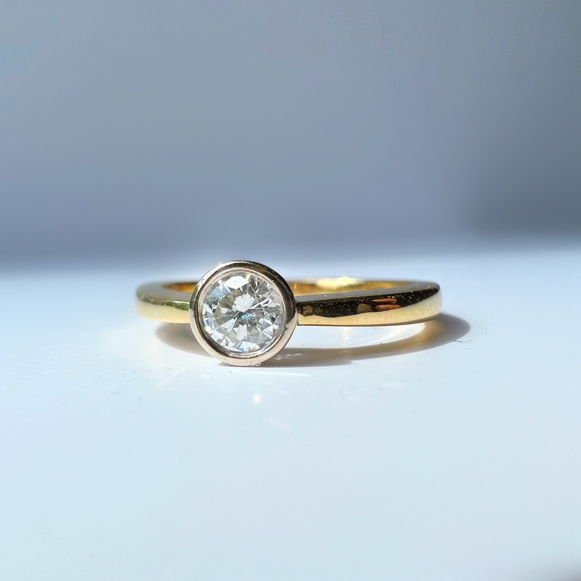 0.25ct Round Diamond Solitaire Ring