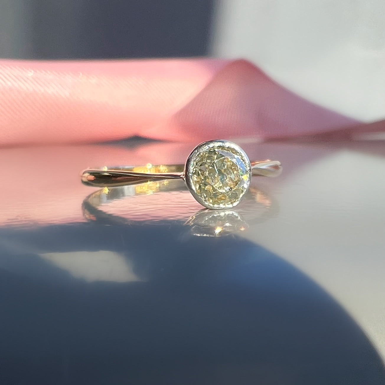 Antique 0.50ct Old Cut Diamond Ring