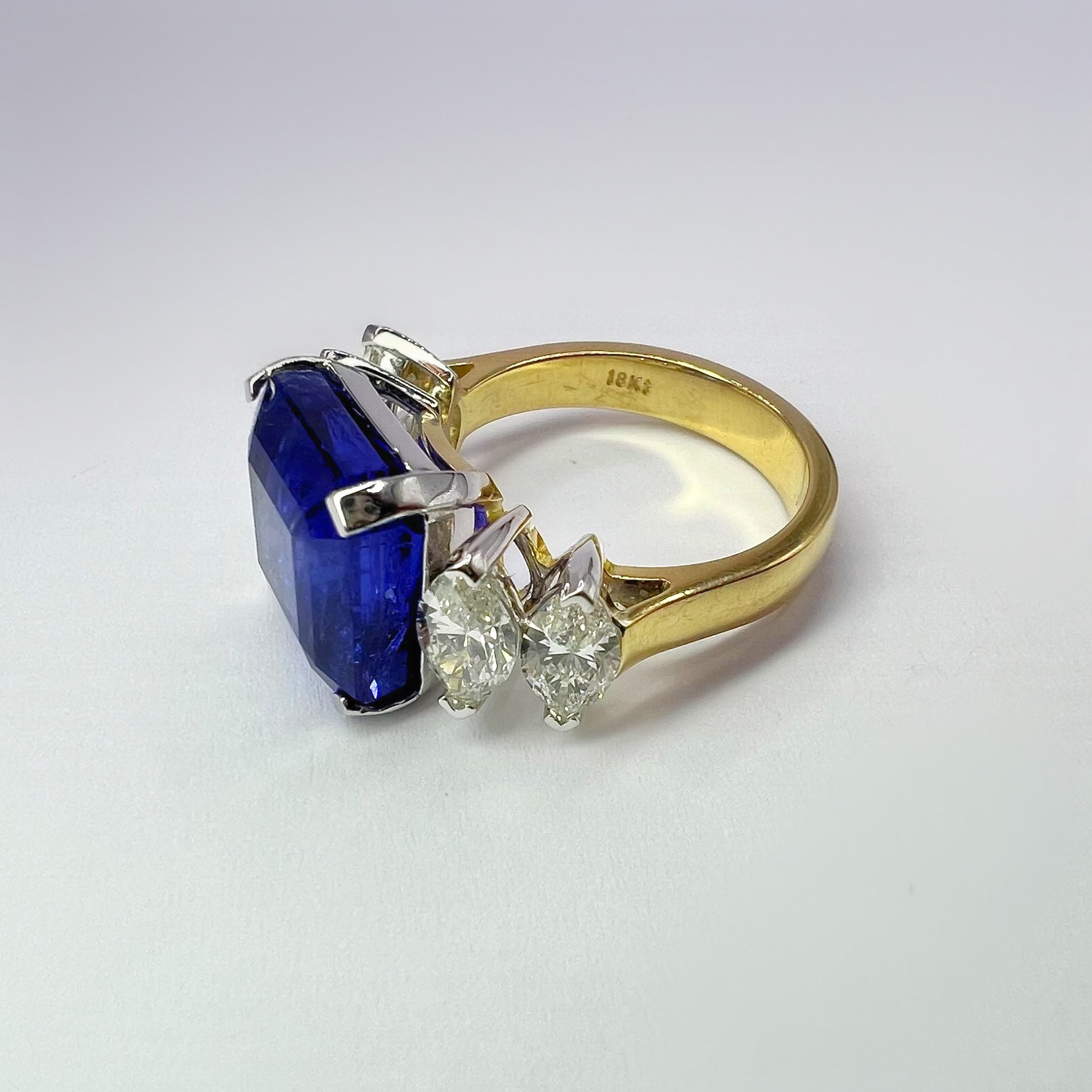 11.00ct Tanzanite and Diamond Dress Ring