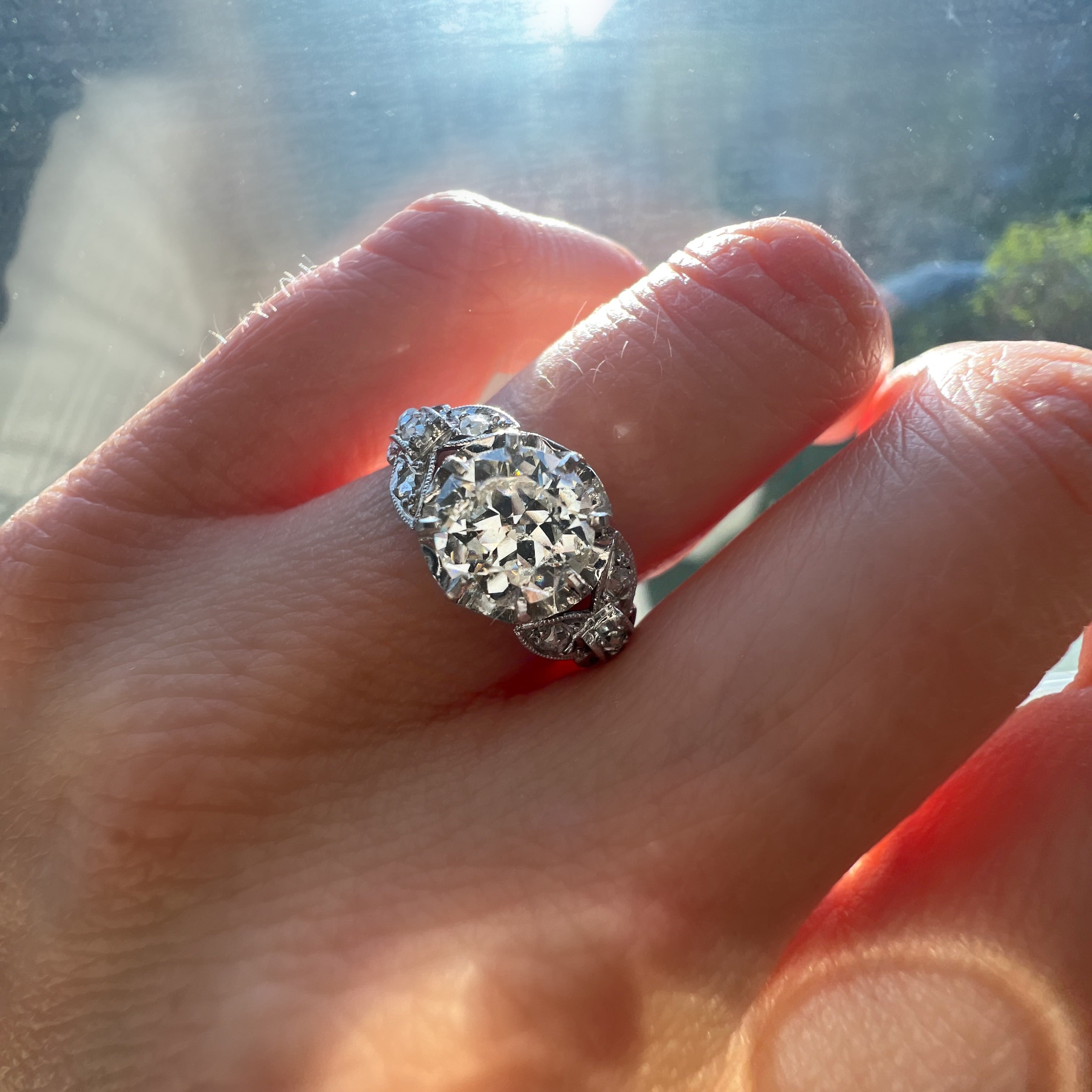 Antique Edwardian 1.20ct Diamond Ring