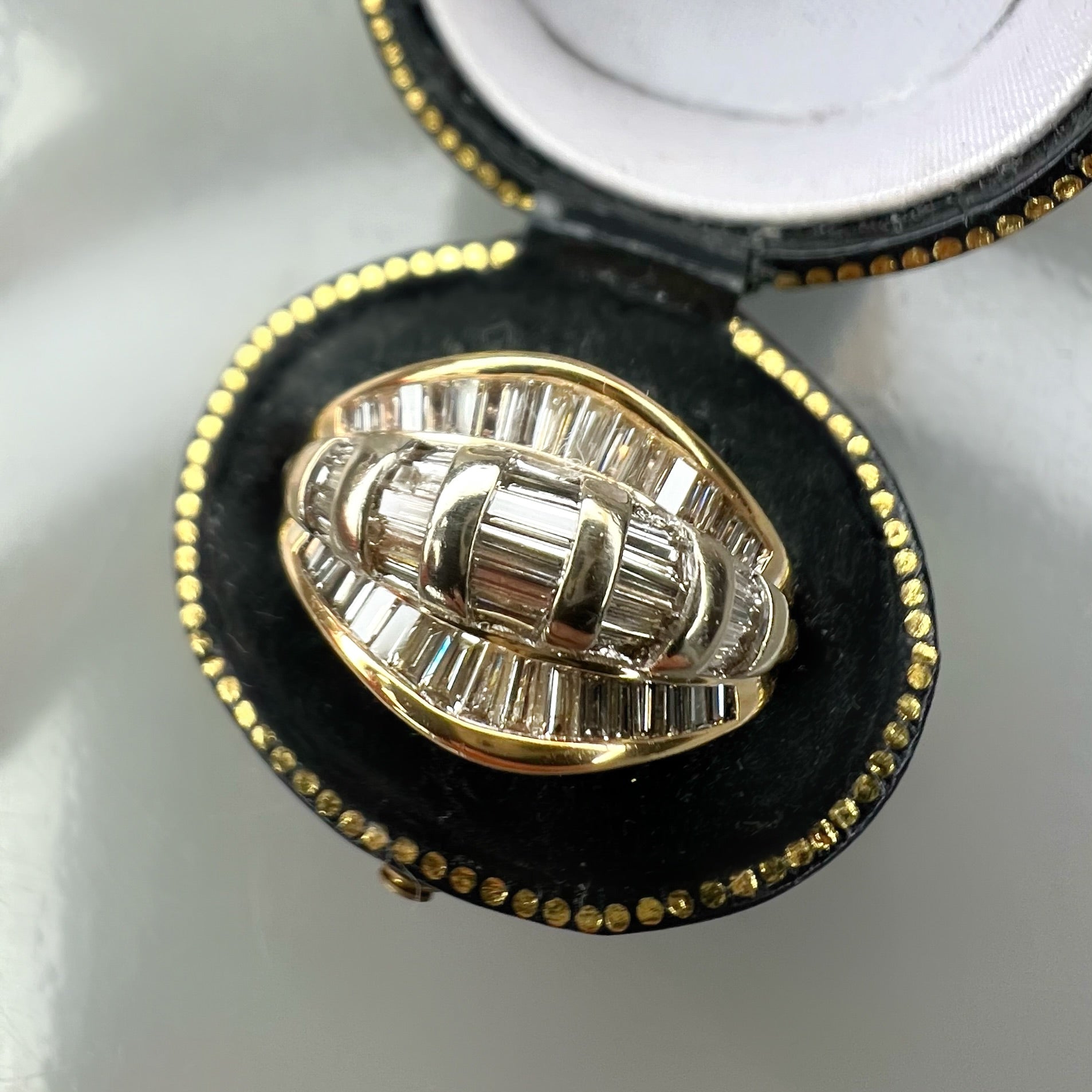 Vintage 3.00ct Diamond Baguette Ring