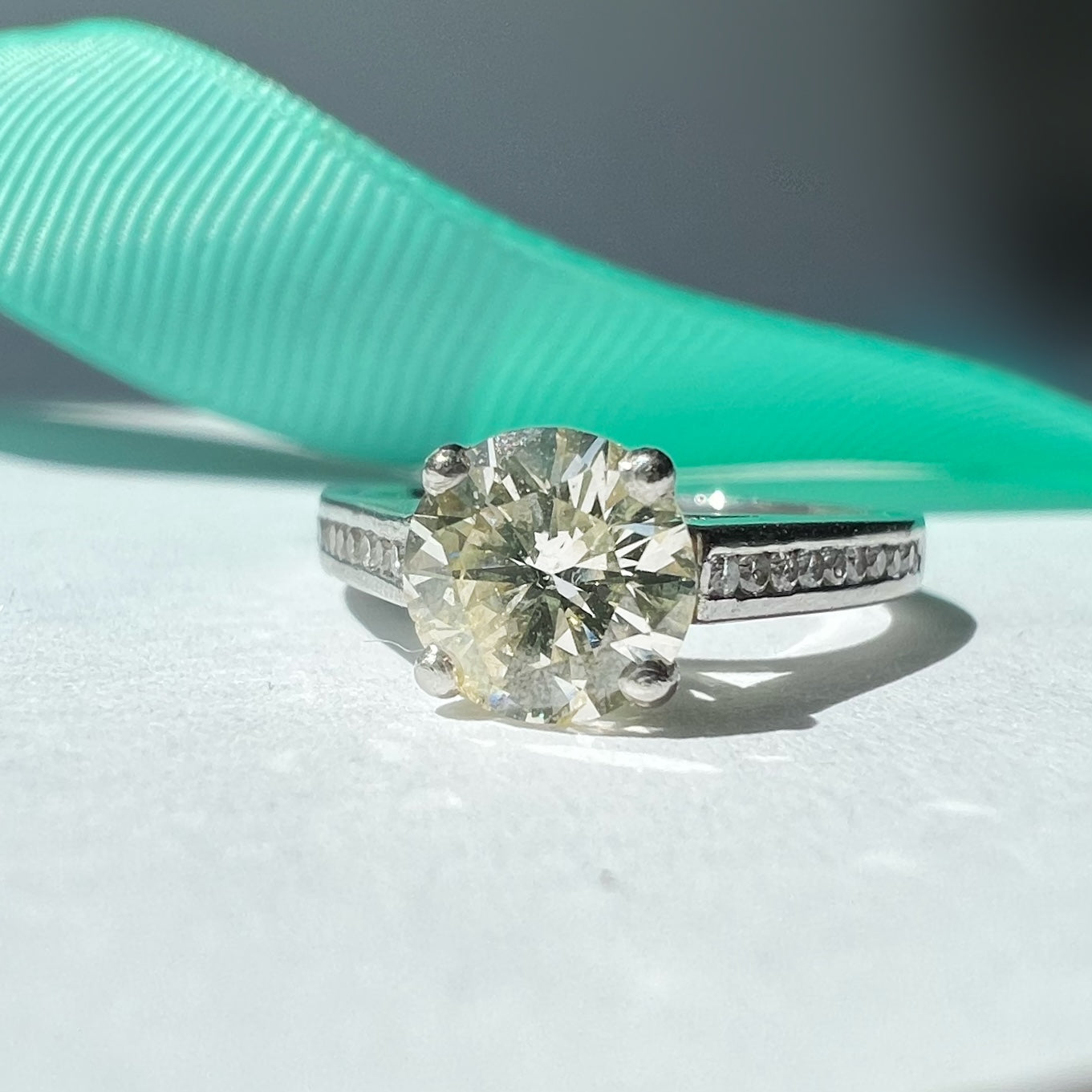 Platinum 1.16ct Diamond Solitaire Ring