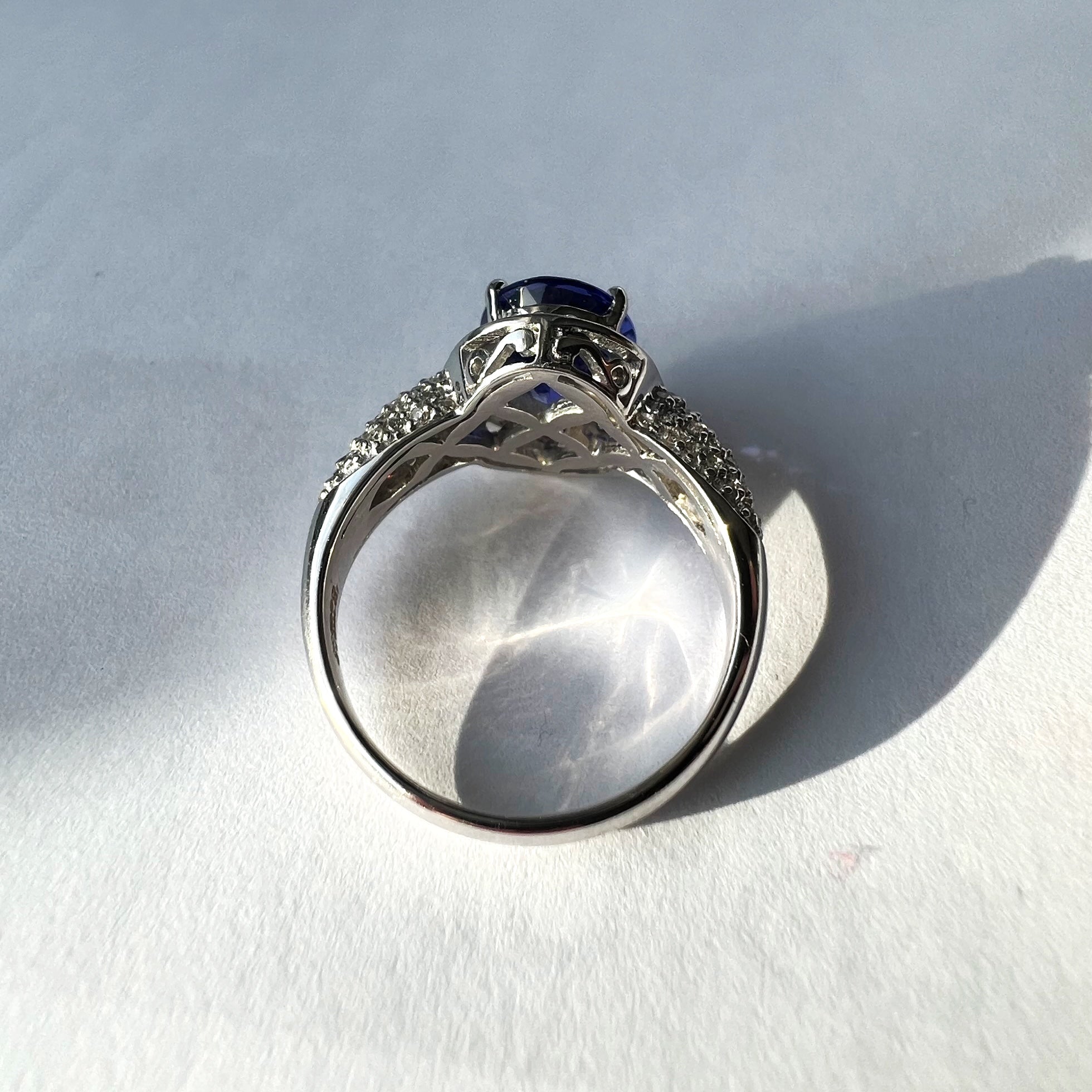 3.00ct Tanzanite and Diamond Dress Ring
