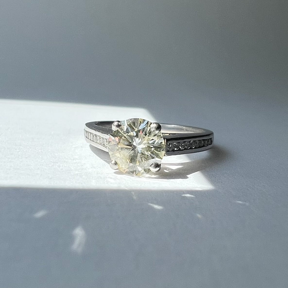 Platinum 1.16ct Diamond Solitaire Ring